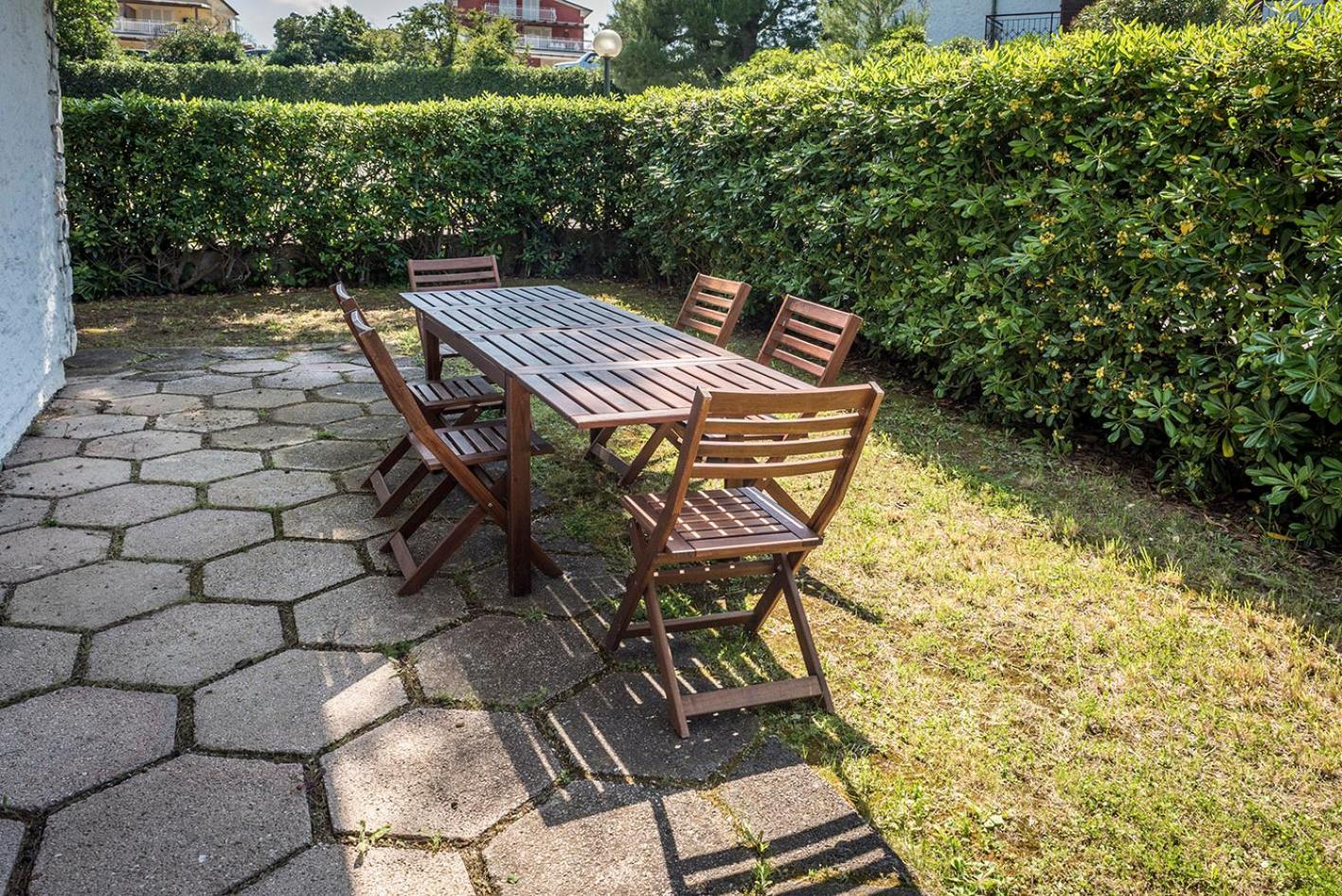 M085 - Marcelli, Trilocale Con Giardino Al Residence Mare Verde Exteriör bild